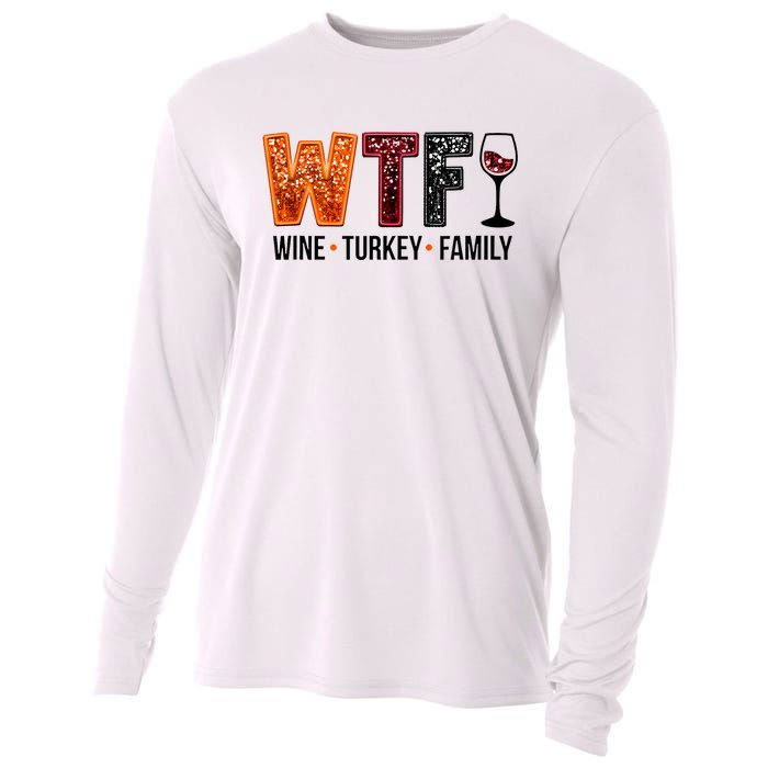 Wtf Wine Turkey Family Cooling Performance Long Sleeve Crew