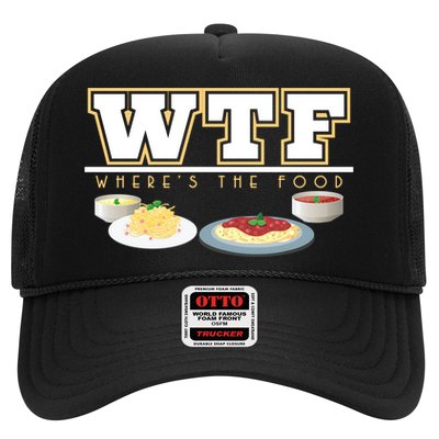 Wtf Wheres The Food Italian Pasta Spaghetti Lover Great Gift Trucker Hat