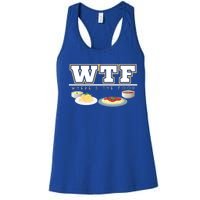 Wtf Wheres The Food Italian Pasta Spaghetti Lover Great Gift Women's Racerback Tank