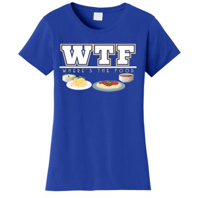 Wtf Wheres The Food Italian Pasta Spaghetti Lover Great Gift Women's T-Shirt