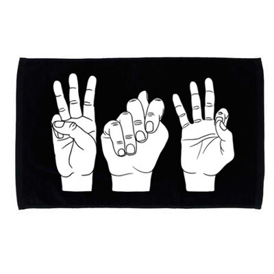 Wtf What The F Funny Sign Language Design Cool Gift Microfiber Hand Towel