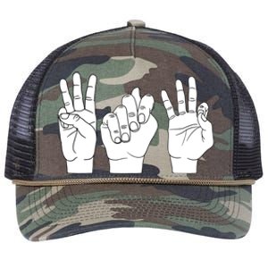 Wtf What The F Funny Sign Language Design Cool Gift Retro Rope Trucker Hat Cap