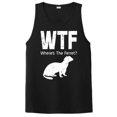 WTF Wheres The Ferret Funny Ferret PosiCharge Competitor Tank