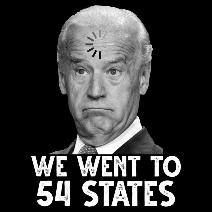 We Went To 54 States Joe Biden Loading Anti Biden Funny Impact Tech Backpack