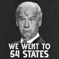 We Went To 54 States Joe Biden Loading Anti Biden Funny Adult Drive Performance Visor