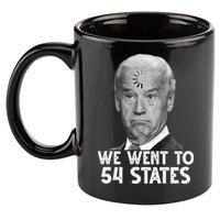 We Went To 54 States Joe Biden Loading Anti Biden Funny 11oz C Handle Ceramic Mug