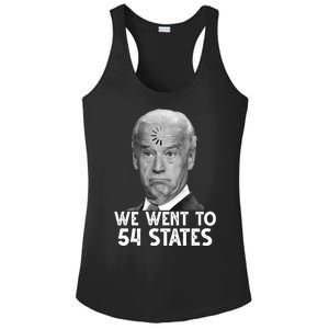 We Went To 54 States Joe Biden Loading Anti Biden Funny Ladies PosiCharge Competitor Racerback Tank