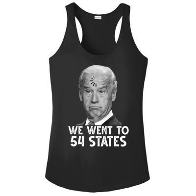 We Went To 54 States Joe Biden Loading Anti Biden Funny Ladies PosiCharge Competitor Racerback Tank