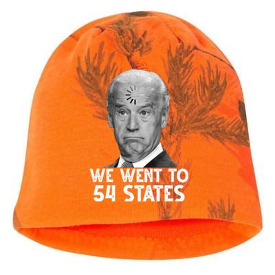 We Went To 54 States Joe Biden Loading Anti Biden Funny Kati - Camo Knit Beanie