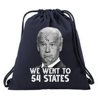 We Went To 54 States Joe Biden Loading Anti Biden Funny Drawstring Bag