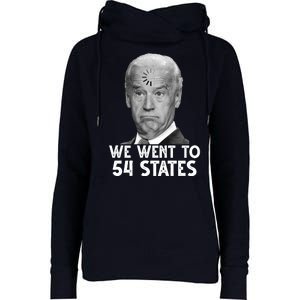 We Went To 54 States Joe Biden Loading Anti Biden Funny Womens Funnel Neck Pullover Hood