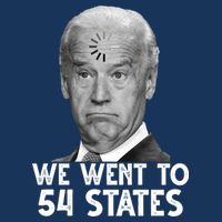 We Went To 54 States Joe Biden Loading Anti Biden Funny Flatbill Hat