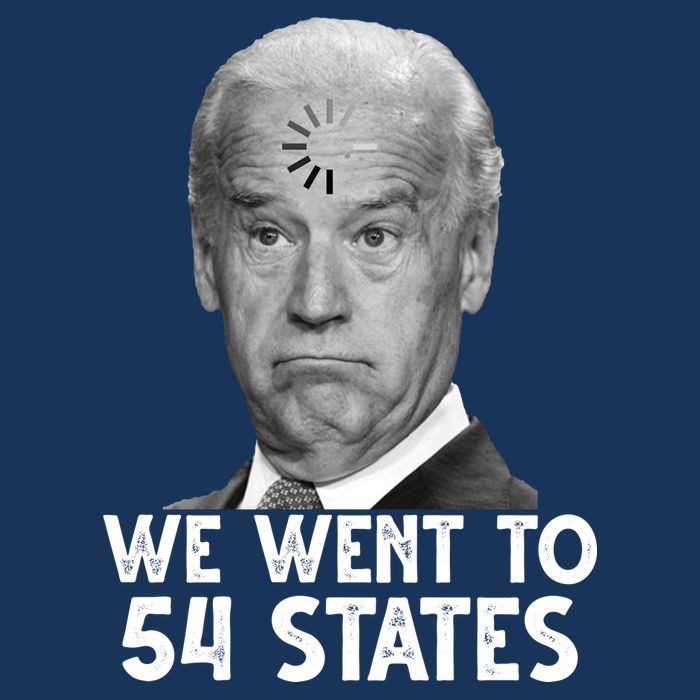 We Went To 54 States Joe Biden Loading Anti Biden Funny Flatbill Hat