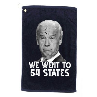 We Went To 54 States Joe Biden Loading Anti Biden Funny Golf Towel