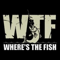 Wtf WhereS The Fish Funny Catching Fish Fishing Fisherman .Png 16 in Basic Backpack