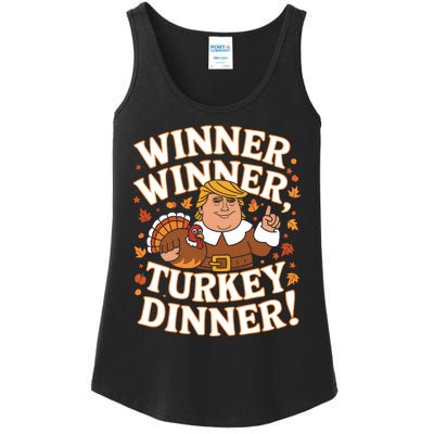 Winner Winner Turkey Dinner Funny Trump Thanksgiving Turkey Ladies Essential Tank