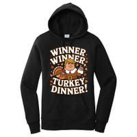 Winner Winner Turkey Dinner Funny Trump Thanksgiving Turkey Women's Pullover Hoodie