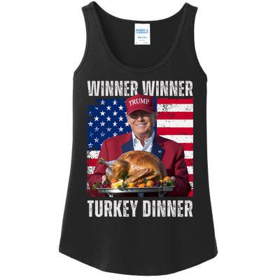 Winner Winner Turkey Dinner Humor Funny Trump Thanksgiving Ladies Essential Tank