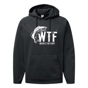 WTF Where's The Fish Performance Fleece Hoodie