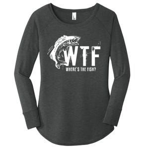 WTF Where's The Fish Women's Perfect Tri Tunic Long Sleeve Shirt