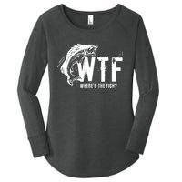 WTF Where's The Fish Women's Perfect Tri Tunic Long Sleeve Shirt