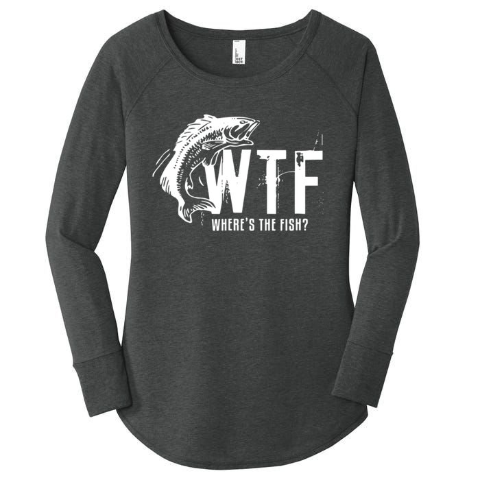 WTF Where's The Fish Women's Perfect Tri Tunic Long Sleeve Shirt