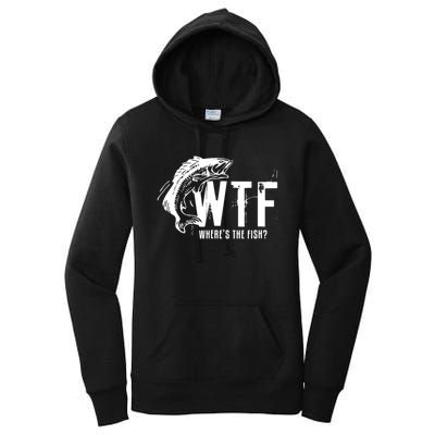 WTF Where's The Fish Women's Pullover Hoodie