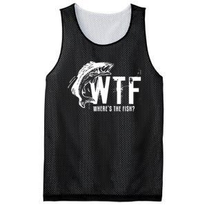 WTF Where's The Fish Mesh Reversible Basketball Jersey Tank