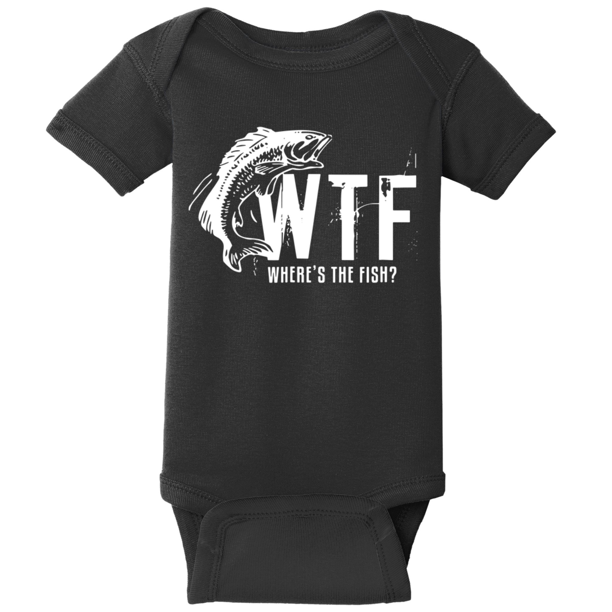 WTF Where's The Fish Baby Bodysuit