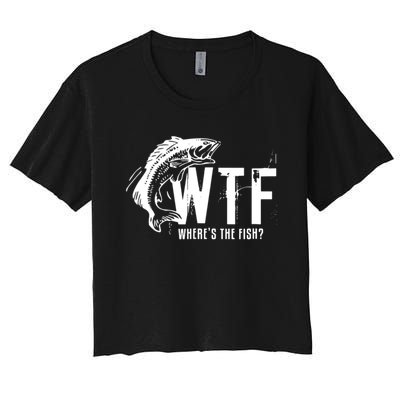 WTF Where's The Fish Women's Crop Top Tee