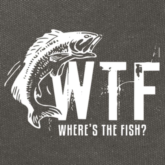 WTF Where's The Fish Cotton Canvas Backpack
