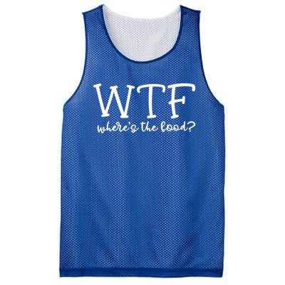 Wtf Wheres The Food Gift Mesh Reversible Basketball Jersey Tank