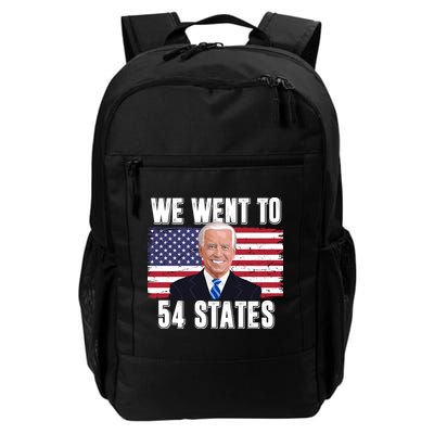 We Went To 54 States USA Flag Joe Biden Funny Backpack