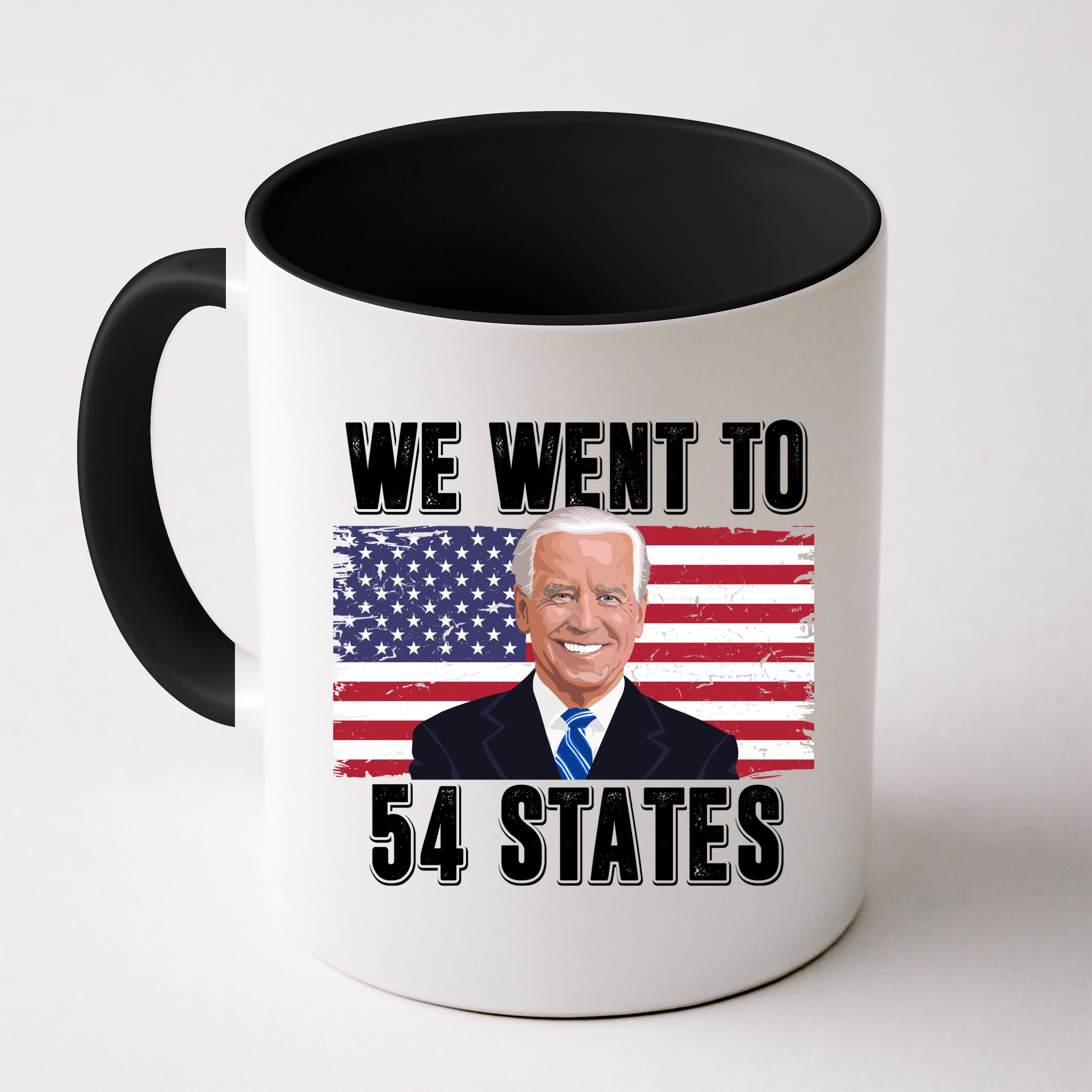 We Went To 54 States USA Flag Joe Biden Funny Mug
