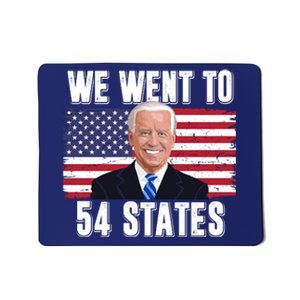 We Went To 54 States USA Flag Joe Biden Funny Mousepad