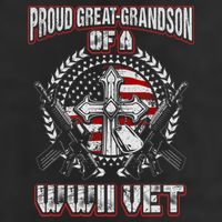 World War Two Veteran Proud Great Grandson Wwii Vet Military Beanie