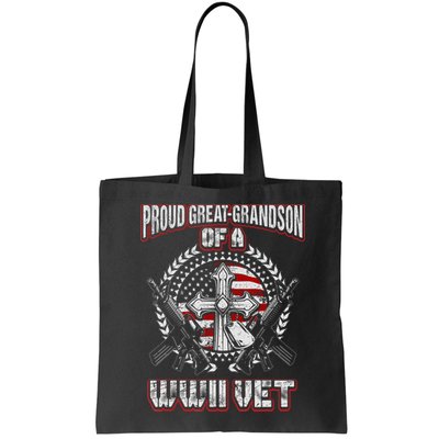 World War Two Veteran Proud Great Grandson Wwii Vet Military Bag