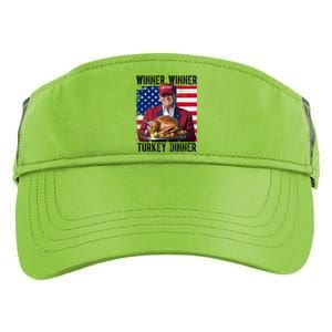 Winner Winner Turkey Dinner Funny Trump Usa Adult Drive Performance Visor