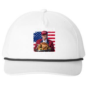 Winner Winner Turkey Dinner Funny Trump Usa Snapback Five-Panel Rope Hat