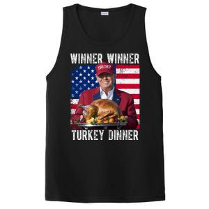 Winner Winner Turkey Dinner Funny Trump Usa PosiCharge Competitor Tank