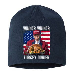 Winner Winner Turkey Dinner Funny Trump Usa Sustainable Beanie