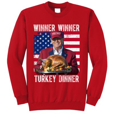 Winner Winner Turkey Dinner Funny Trump Usa Sweatshirt