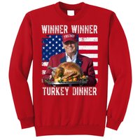 Winner Winner Turkey Dinner Funny Trump Usa Sweatshirt