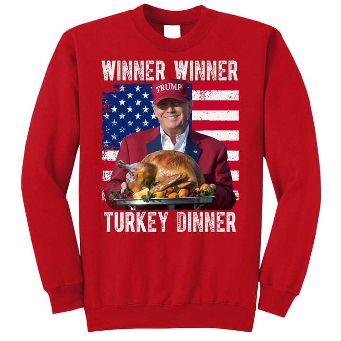 Winner Winner Turkey Dinner Funny Trump Usa Sweatshirt