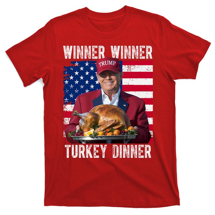 Winner Winner Turkey Dinner Funny Trump Usa T-Shirt