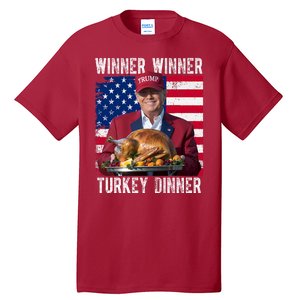 Winner Winner Turkey Dinner Funny Trump Usa Tall T-Shirt