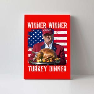 Winner Winner Turkey Dinner Funny Trump Usa Canvas