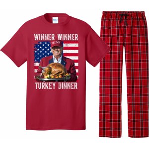 Winner Winner Turkey Dinner Funny Trump Usa Pajama Set