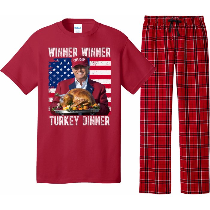 Winner Winner Turkey Dinner Funny Trump Usa Pajama Set