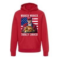 Winner Winner Turkey Dinner Funny Trump Usa Premium Hoodie